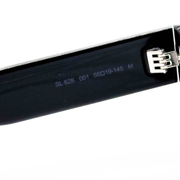 NEW SAINT LAURENT SL628 001 SQUARE BLACK UNISEX SL 628 001 SUNGLASSES - Picture 12 of 13